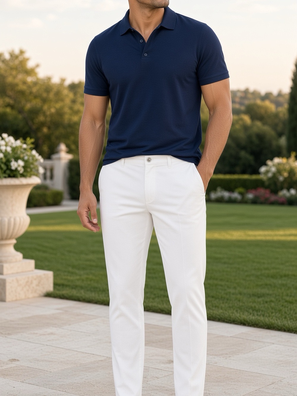 AG Green Label Men's Slim Fit White Stretch Pants - Size 32 NWOT